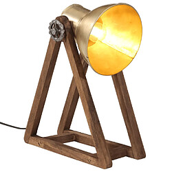 vidaXL Lampe de bureau 25 W laiton antique 30x17x40 cm E27