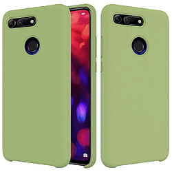 Wewoo Coque Étui de protection étanche en silicone liquide de couleur unie pour Huawei Honor View 20 vert