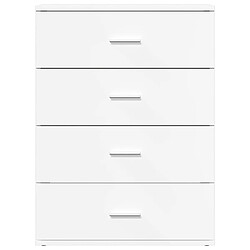 Acheter vidaXL Buffet blanc 60x39x80 cm bois d’ingénierie