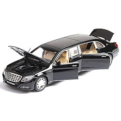 Universal 1: 32 Voiture jouet Maybach S650 Extended Metal Toy Alliage Voiture jouet moulé sous pression Modèle de voiture jouet Luminaire pour enfants Jouets | Voitures jouets moulés sous pression(Le noir)