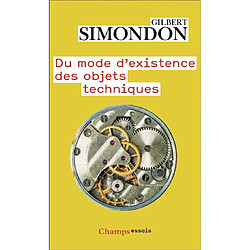 Du mode d'existence des objets techniques