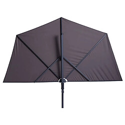 Avis Madison Parasol de balcon Sun Wave 270x150 cm Bleu saphir