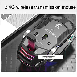 Universal Souris gaming sans fil souris pc gamer silencieuse rechargeable souris ergonomique pc portable pour souris optique usb 2.4ghz pas cher