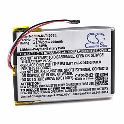 vhbw Batterie Li-Polymère 200mAh (3.7V) pour thermostat, régulateur de température Thermostat à apprentissage de nid 1ère génération