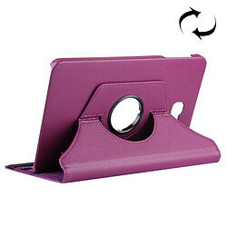 Wewoo Housse Étui Violet pour Samsung Galaxy Tab Une 10.1 / T580 Litchi Texture horizontale Flip 360 degrés rotation en cuir avec support