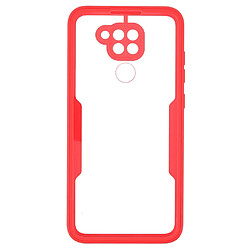 Coque en TPU + acrylique antichoc rouge pour votre Xiaomi Redmi Note 9 (MTK Helio G85)