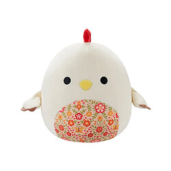 Jazwares Squishmallows - Peluche Beige Rooster with Floral Belly Todd 30 cm