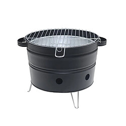 Avis Beyond Blue Mini Barbecue au Charbon de bois portable - Noir - Design pot de fleur