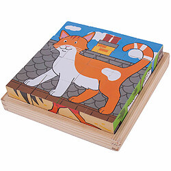 Avis Bigjigs Toys Puzzle Cube de Ferme en Bois