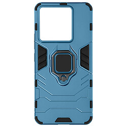 Avizar Coque pour Xiaomi Redmi Note 13 Pro Anneau Support Ring Collection Bleu