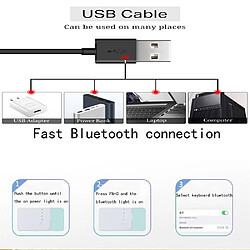 Universal 10 pouces iPad Tablette Téléphone Portable Universel Touch Pad Clavier Bluetooth Sans fil Portable Ultra-fin Bluetooth Mini Clavier | Clavier (vert) pas cher