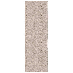 vidaXL Tapis shaggy PAMPLONA poils longs moderne beige 80x250 cm