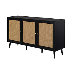 Acheter Bestmobilier Goto - buffet bas - noir - 140 cm