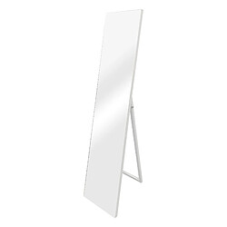 Miroir sur pied Barletta psyché inclinable 150 x 35 cm blanc [en.casa] 