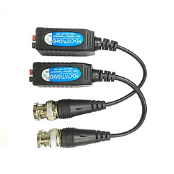 Wewoo Balun vidéo 2 PCS Anpwoo 200TC sans fil HD-CVI / AHD / TVI 1CH Transceiver passif