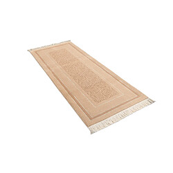 Vidal Tapis de couloir en laine 203x81 brun Darya