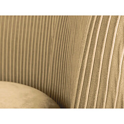 LEITMOTIV Canapé en velours Majestic - 2 Places - Beige pas cher