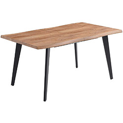 Acheter The Home Deco Factory Table extensible plateau en bois 6 à 8 personnes Forest.