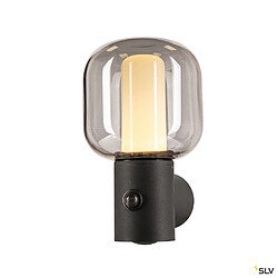 Applique extérieure SLV OVALISK SENSOR, anthracite, LED, 9,6W, IP65, détecteur de mouvement pas cher