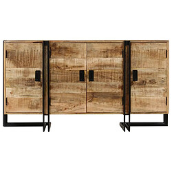 Acheter Helloshop26 Buffet bahut armoire console meuble de rangement bois de manguier massif 150 cm 4402145