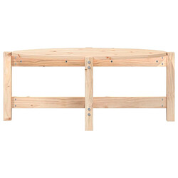 Maison Chic Table basse,Table Console Table d'appoint, Table pour salon 87x48x35 cm Bois massif de pin -MN57797 pas cher