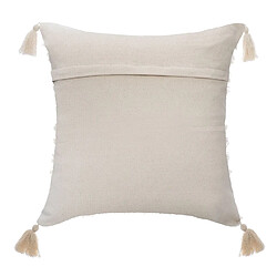 Acheter Atmosphera, Createur D'Interieur Coussin Shine Carré avec Pompons 59x59cm - Beige