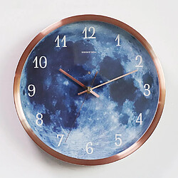 Avis Horloge Murale Lumineuse 12 Pouces Ronde Décorative Horloge De Chambre Cadeaux Rose Doré