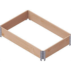 UPYARD Carré potager Gardenbox 120 x 80 cm (Lot de 2) marron.