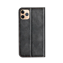 Avis Wewoo Coque Etui à rabat en cuir unisexe avec surpiqûres de couleur pour iPhone 11 Pro Business porte-cartes et bleu