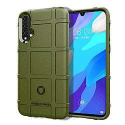 Wewoo Coque Souple TPU Antichoc à Couverture Complète pour Huawei Nove 5 Pro Vert Armée