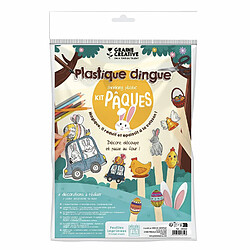 Graines Creatives Kit plastique dingue 8 décorations de Pâques