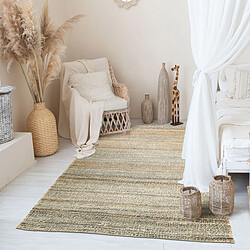 Thedecofactory DESERTUM - Tapis tressé en jute naturel 120x170