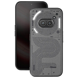 Avizar Coque pour Nothing Phone 2a et 2a Plus Dos Cuir Vegan Contour Souple Gris