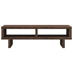 Avis vidaXL Support de moniteur chêne marron 50x27x15 cm bois d'ingénierie