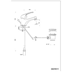 Kiamami Valentina ROBINET MITIGEUR POUR LAVABO MONOTROU 1 ET 1/4 | FUTURE pas cher