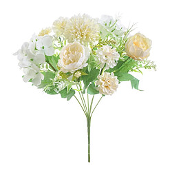 7head Faux Pivoine Fleur Artificielle Main Fleur Décor De Mariage Champagne Blanc