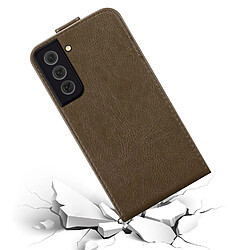 Cadorabo Coque Samsung Galaxy S22 Etui en Marron pas cher