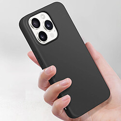 Avis Avizar Coque pour iPhone 15 Pro Silicone souple Classic Case Noir