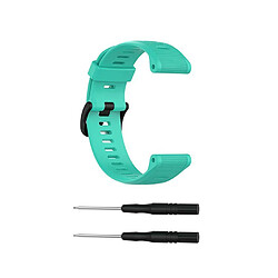 Bracelet de rechange compatible pour Garmin Forerunner 945/935 Fenix5 Quatix5 Sapphire Approach S60 Lac bleu