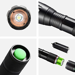 BESTA Lampe torche LED super puissante, torche tactique étanche IP65, zoomable, 5 modes d'éclairage, résistant aux chocs et antidérapant, convient pour le camping, la randonnée d'urgence pas cher