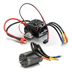 Absima COMBO Brushless Étanche 50Amp + Moteur 3421Kv pour 1/10