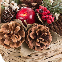 BigBuy Home Décorations de Noël Multicouleur Naturel 15 x 18 x 24 cm