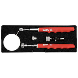 YATO Kit de miroir d'inspection et outil d'extraction télescopique