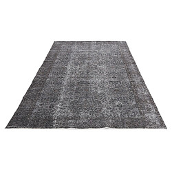 Avis Vidal Tapis de laine 277x168 gris Ultra Vintage