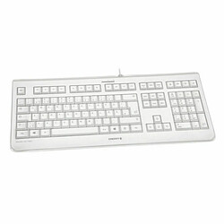 Clavier Cherry JK-1068ES-0 Blanc Gris Espagnol Qwerty