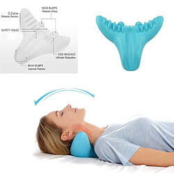 Avis Wewoo Acupressure Massage Oreiller C-Reste Cou Cervical Épaule Muscle Relaxer Haute Densité Mousse Mémoire Outils