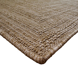 Avis Thedecofactory JUTA ASPECT FRAME - Tapis aspect jute naturel 120x160