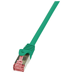 LogiLink Câble patch, Cat. 6, S/FTP, 10,0 m, vert ()