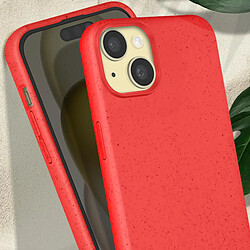 Acheter Avizar Coque cordon pour iPhone 15 Plus Silicone Recyclable Classic Case Bio Rouge