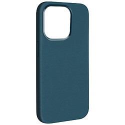 Avizar Coque pour iPhone 15 Pro Silicone Anti-traces Recyclable Classic Case Bio Bleu